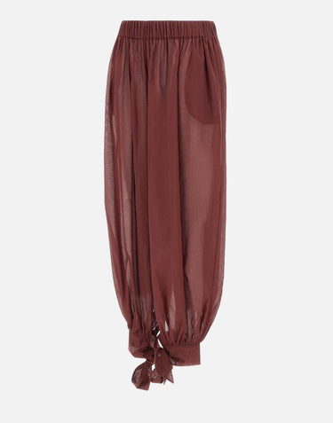 Pantaloni "Noor" TM190455A TNC108ROUGENOIR THE ANDAMANE 