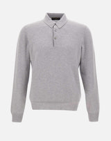 Polo in cashmere e lana 55132 19690061 GRAN SASSO 
