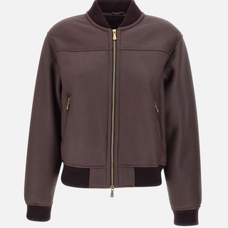 Bomber in pelle L85GBTK02 SHY0L006167 ELEVENTY 