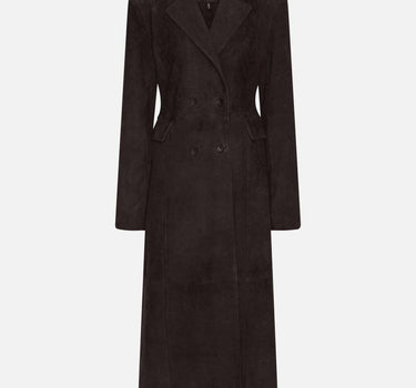 Cappotto lungo in pelle scamosciata 116503 1111 ROTATE BIRGER CHRISTENSEN 