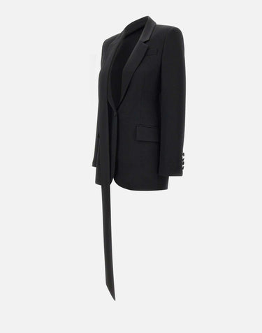 Giacca con foulard 260WCG00089 WWW065AA100 THE ATTICO 