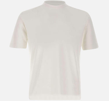 T-shirt in crepe di cotone TS0MC CR18R001 FILIPPO DE LAURENTIIS 