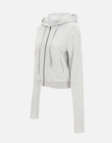 "Lightweight Cropped Zip Up" ESSS26HO05012 0497 ENTIRE STUDIOS 