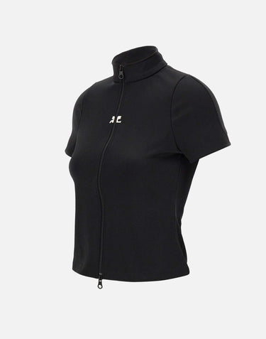 Top "Interlock Zipped" 325JTO446JS0250 BLACK COURREGES 