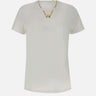 T-shirt in cotone con collana MA02951E2 270 ELISABETTA FRANCHI 