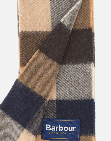 "Large Tattersall Scarf" USC0005 USC1TN63 BARBOUR 