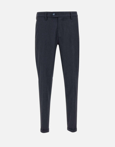 Pantaloni "Mucha10g" in lana e viscosa PR24910G3262NL BLUE RE-HASH 