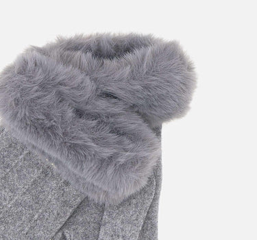 Guanti con dettagli in pelliccia sintetica<BR/><BR/> 2F5062T0300 06188 LIU-JO 