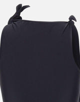 Top asimmetrico con fiore COPT76545 BLK COPERNI 