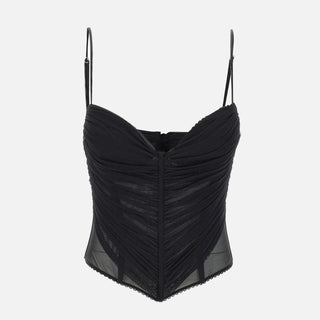 Top bustino in tulle 4C221A N0990 BLUMARINE 