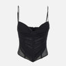 Top bustino in tulle 4C221A N0990 BLUMARINE 