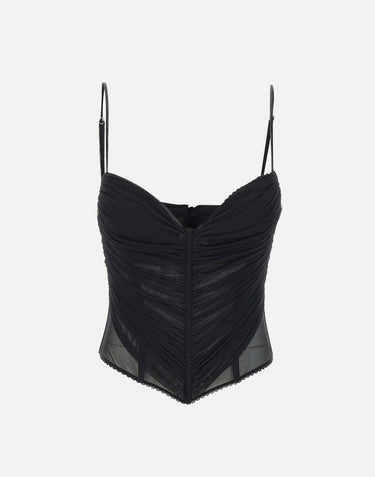 Top bustino in tulle 4C221A N0990 BLUMARINE 