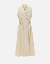 Vestito a vestaglia in cotone elasticizzato 50557446 131 BOSS 