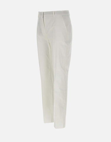 Pantaloni "David" in gabardina di cotone 2516131022600 001 MAX MARA STUDIO 