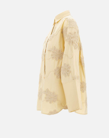 Camicia oversize con ricamo floreale 115558 1366 ROTATE BIRGER CHRISTENSEN 