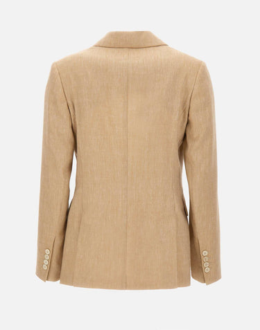 Blazer doppiopetto misto lino e lana M85GIAF02 TES0M047173 ELEVENTY 