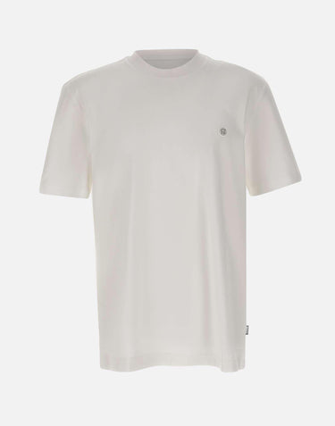 T-shirt con monogramma Double B 50555844 100 BOSS 