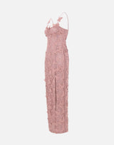 Abito lungo in pizzo macramé 4A443A N0114 BLUMARINE 