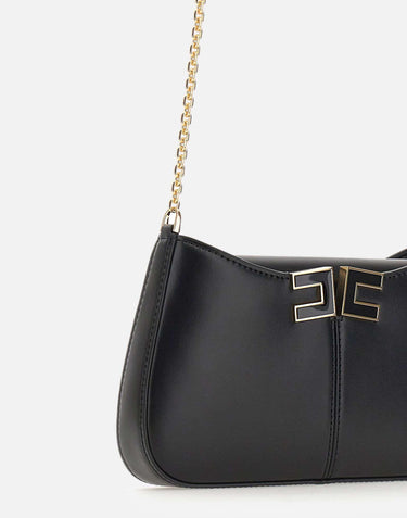 Borsa a spalla con dettaglio logo BS93A61E2 110 ELISABETTA FRANCHI 