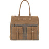 Borsa a mano in pelle scamosciata e tessuto N77BORN06 PEL0N030040422 ELEVENTY 