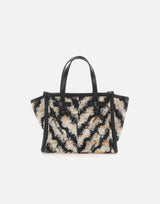 Borsa a mano "Miss Marcella" BS8065 ZEBRANEROBIANCO MARCELLA CLUB GIANNI CHIARINI 