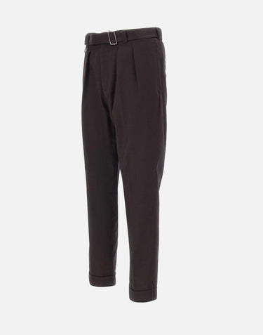 Pantaloni in cotone e lyocell B0515183 2358 PAOLO PECORA 