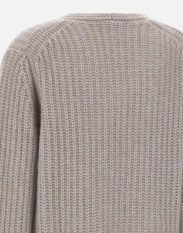 Maglia in cotone e cashmere 252C52717 9039 HEMISPHERE 