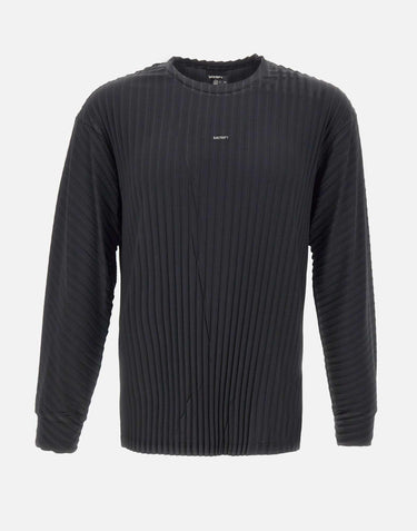 "Auralite Pleated sweater" 11068 BKSA SATISFY 