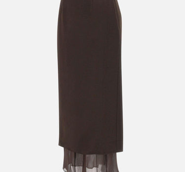 Gonna midi a due strati 115288 1667 ROTATE BIRGER CHRISTENSEN 