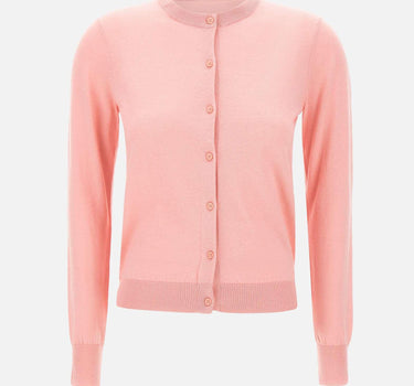 Cardigan in lana e cotone K44203 51 SUN68 
