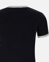 T-shirt "Signature contrast" VESJTS017JS0070 BLKHERWHITE COURREGES 