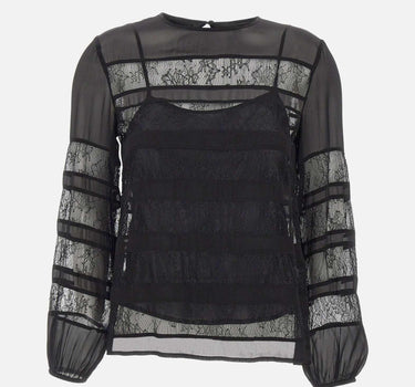 Blusa con pizzo "Piquet" 2523116102200 001 MARELLA 