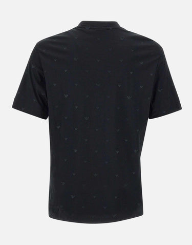 T-shirt cotone e lyocell EM001400 AF10017FC185 EMPORIO ARMANI 