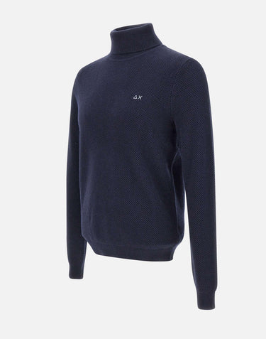 Maglia in lana e cotone K45127 07 SUN68 