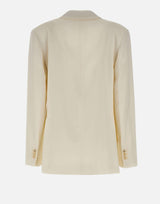 "Classic Tailored Jacket" 1325WJK006441B IVORY VICTORIA BECKHAM 