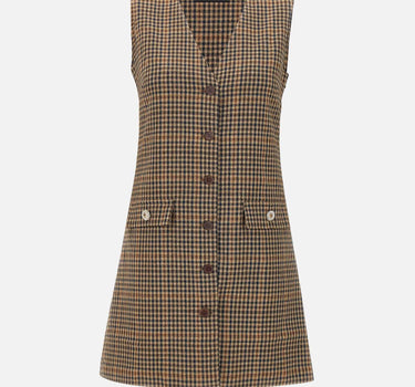 Vestito corto a quadretti MF5160T4335 P9002 LIU-JO 
