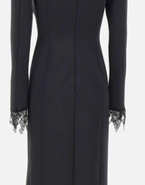 Abito midi con pizzo 2A704A N0990 BLUMARINE 