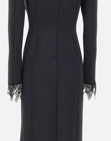 Abito midi con pizzo 2A704A N0990 BLUMARINE 