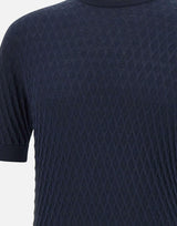 Maglia in crepe di cotone GC1MC CR14D890 FILIPPO DE LAURENTIIS 