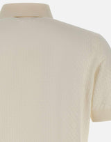 Polo in cotone a punto quadretto PL1MC CR14Q020 FILIPPO DE LAURENTIIS 
