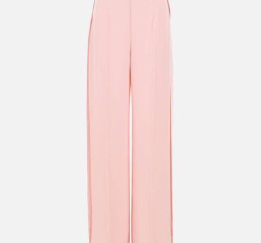 Pantaloni a gamba larga a vita alta P1358 PINK NISSA 