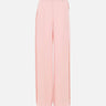 Pantaloni a gamba larga a vita alta P1358 PINK NISSA 