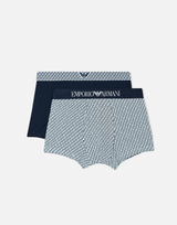 Set due boxer in cotone stretch EM001014 AF18885M9088 EMPORIO ARMANI 