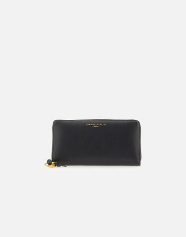 Portafogli in pelle liscia PF5042 NANERO GIANNI CHIARINI 