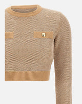 Top "Daily" in maglia con paillettes MK56T57E2 EA2 ELISABETTA FRANCHI 