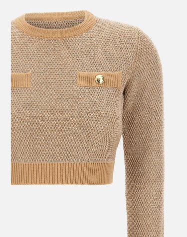Top "Daily" in maglia con paillettes MK56T57E2 EA2 ELISABETTA FRANCHI 