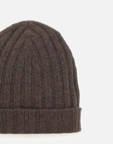 Cappello in cashmere 13165 15563999DKBROWN GRAN SASSO 