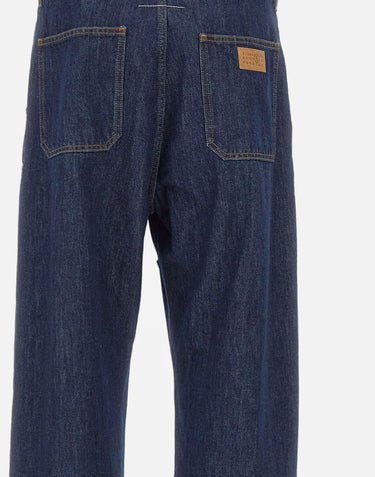 Jeans ampi con strappi SH0LA0049 M30055967 MM6 MAISON MARGIELA 