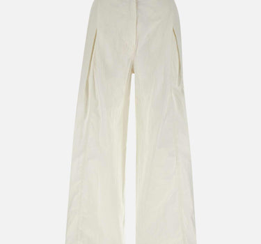 Cotton tuck pants LW251PT17WH 0053 LOW CLASSIC 