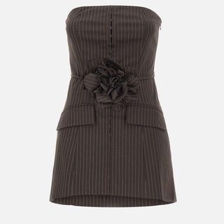 "Pinstripes Belted Long Top" 114696 3065 ROTATE BIRGER CHRISTENSEN 